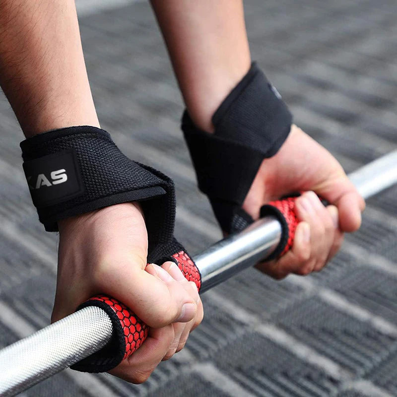 Fitness Gloves with Lifting Straps