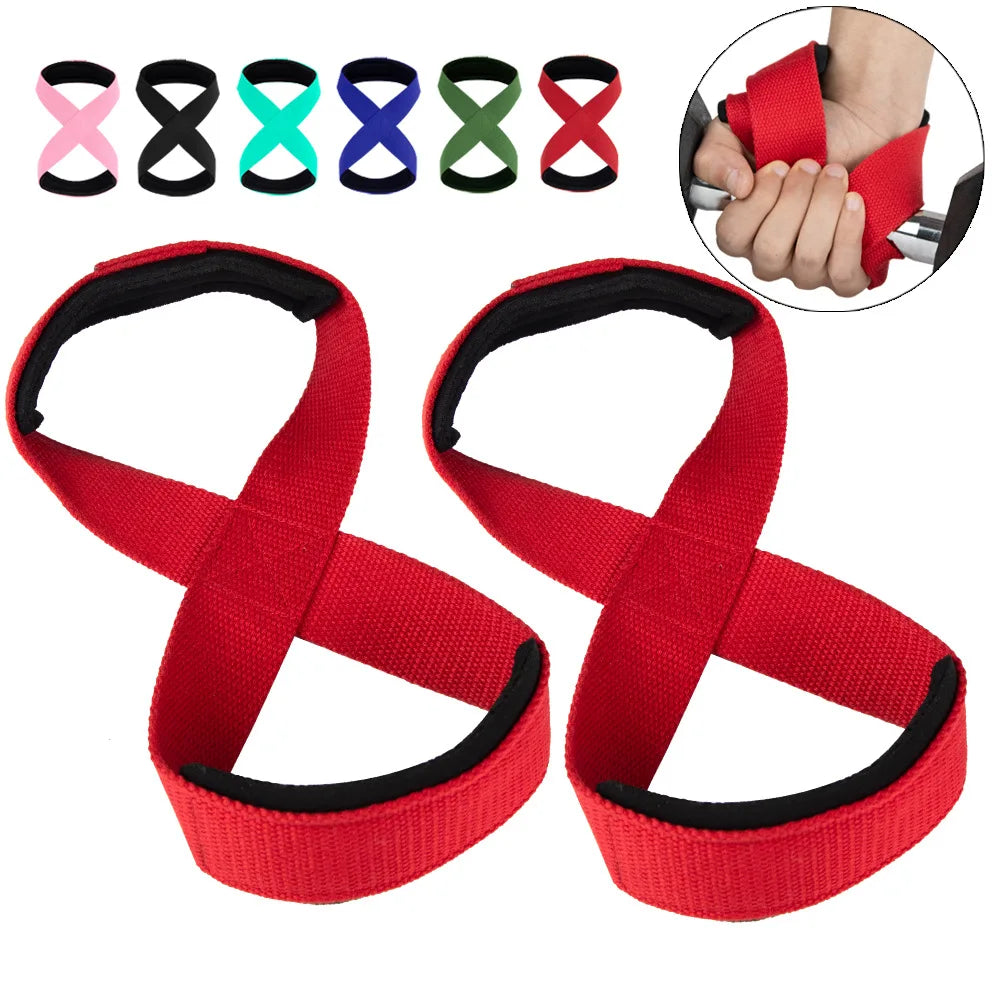 Deadlift Weight Lifting Wrist Straps (Set of 8)